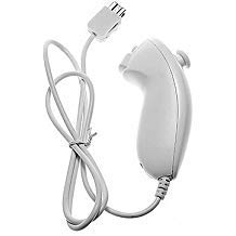 SIBIONO-Nunchuck Controller for Nintendo Wii/Wii U Video Game. (White)