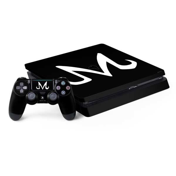 Skinit Decal Gaming Skin Compatible with PS4 Slim Bundle - Officially Licensed Dragon Ball Z Majin Buu Symbol Design