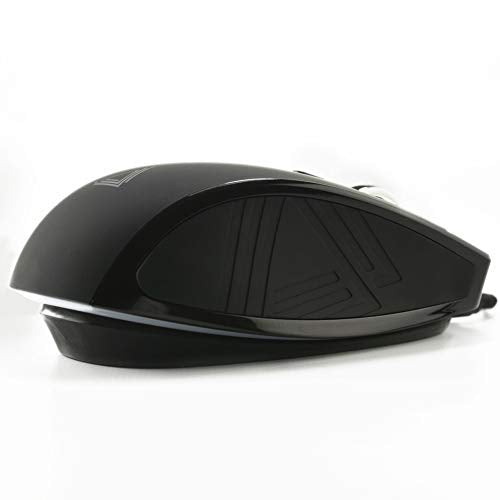 Lexip Pu94 RGB Wired Gaming Mouse - 3D Design Software, 6 Buttons, 2 Joysticks, Black