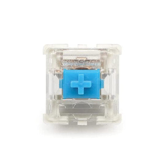 GATERON KS-9 RGB Mechanical Key Switch - Clear Top, Blue, 65 Pcs