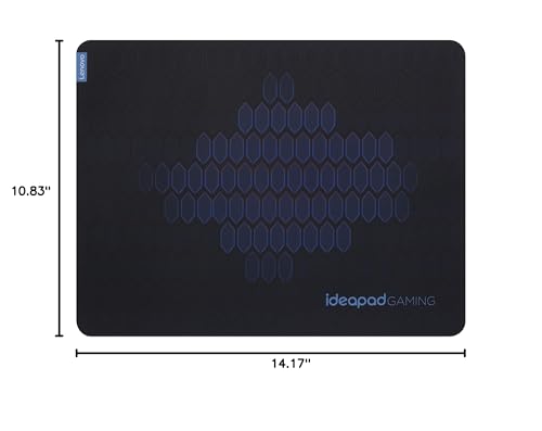 Lenovo IdeaPad Gaming Mouse Pad, M Size, Black, Polyester, Model GXH1C97873