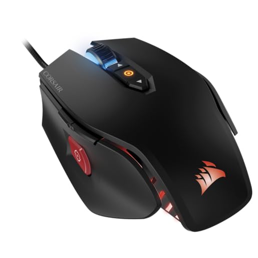 Corsair M65 PRO RGB Optical Gaming Mouse - 12000 DPI, 8 Programmable Buttons, Black, CH-9300011-EU