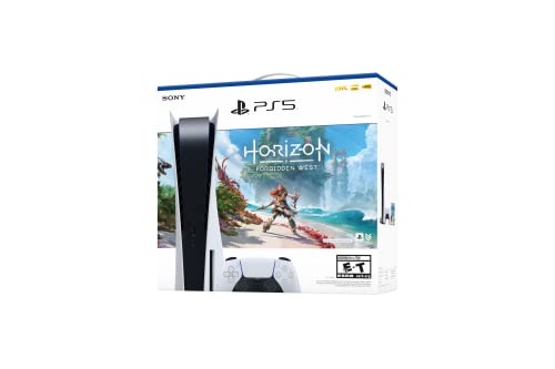 PlayStation PS5 Console - Horizon Forbidden West Bundle, White, Model 1000032000