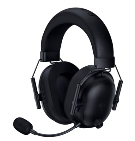Razer BlackShark V2 Pro Wireless Xbox Gaming Headset: 50mm Drivers - Wideband Mic - Comfortable Noise Isolating Earcups - for Xbox PS5 Console PC Mac - Bluetooth USB-C - 70 Hr Battery - Black