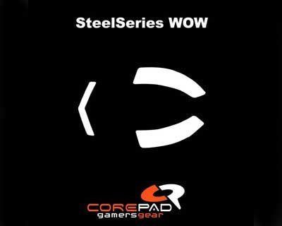 Corepad Gaming Mouse Foot Skatez for Steelseries Wow MMO - Black Model CS27840