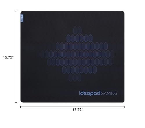 Lenovo IdeaPad Gaming Cloth Mouse Pad - 15.8L x 17.7W inches, Black, Model B0958W9Z8M