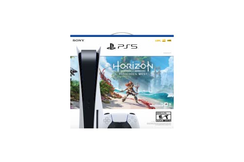 PlayStation PS5 Console - Horizon Forbidden West Bundle, White, Model 1000032000