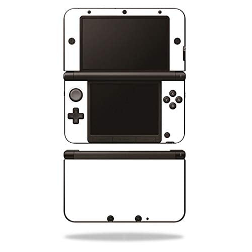 MightySkins Glossy Glitter Skin for Nintendo 3DS XL Original (2012-2014) - White | Protective Durable High-Gloss Glitter Finish | Easy to Apply Remove and Change Styles | Made in The USA
