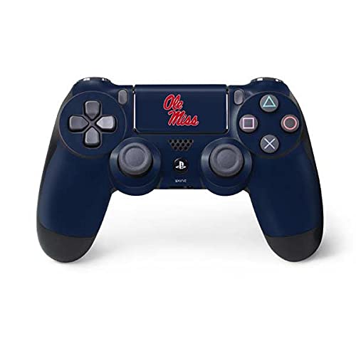 Skinit Decal Gaming Skin Compatible with PS4 Controller - Officially Licensed University of Mississippi Rebels Ole Miss Design