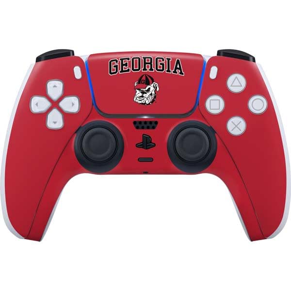 Skinit Decal Gaming Skin Compatible with PS5 Controller - Officially Licensed University of Georgia Bulldogs Logo Design