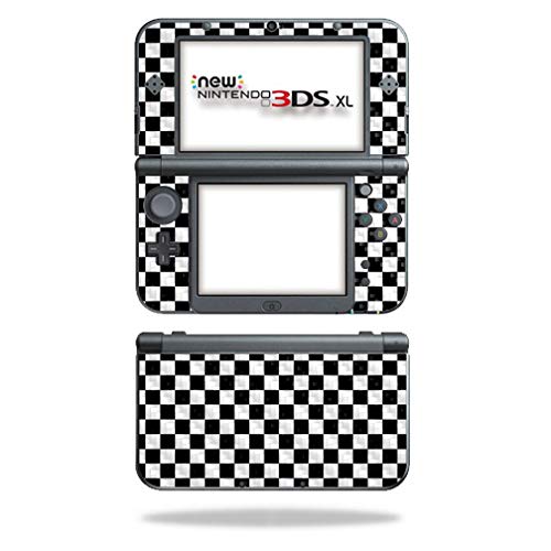 MightySkins Carbon Fiber Skin for Nintendo New 3DS XL (2015) - Check | Protective Durable Textured Carbon Fiber Finish | Easy to Apply Remove and Change Styles | Made in The USA