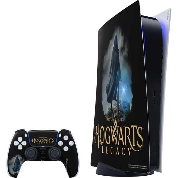 Skinit Decal Gaming Skin Compatible with PS5 Digital Edition Bundle - Officially Licensed Wizarding Worlds Hogwarts Legacy Character Art Design