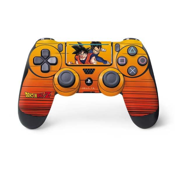 Skinit Decal Gaming Skin Compatible with PS4 Pro/Slim Controller - Officially Licensed Dragon Ball Z Goku & Vegeta Design