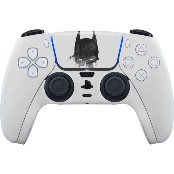 Skinit Decal Gaming Skin Compatible with PS5 Controller - Officially Licensed DC Comics Batman Mask Art Design