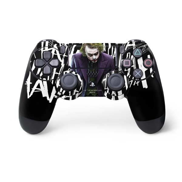 Skinit Decal Gaming Skin Compatible with PS4 Controller - Officially Licensed The Dark Knight Joker Design