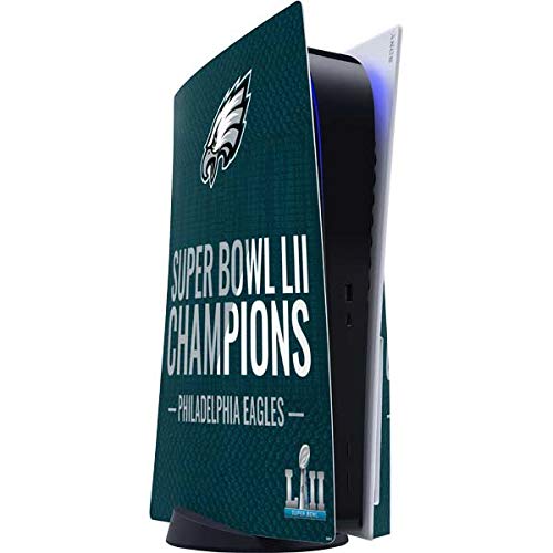 Skinit Decal Gaming Skin Compatible with PS5 Console - Officially Licensed NFL Philadelphia Eagles Super Bowl LII Champions Design