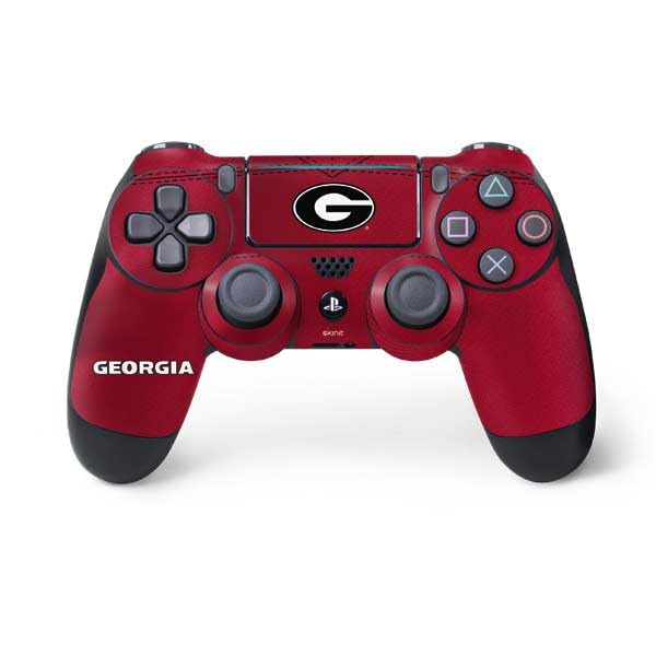 Skinit Decal Gaming Skin Compatible with PS4 Pro/Slim Controller - Officially Licensed University of Georgia Red Jersey Design