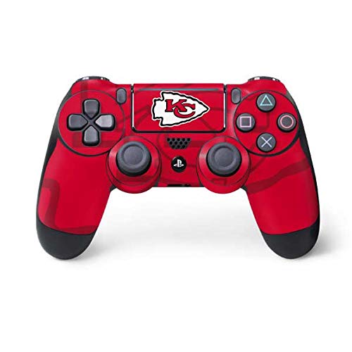 Skinit Decal Gaming Skin Compatible with PS4 Pro/Slim Controller - Officially Licensed NFL Kansas City leaders Double Vision Design