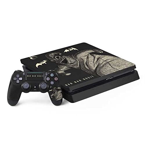 Skinit Decal Gaming Skin Compatible with PS4 Slim Bundle - Officially Licensed Disney The Nightmare Before Christmas Bad Bad Oogie Design