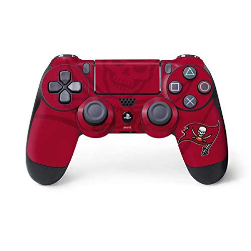 Skinit Decal Gaming Skin Compatible with PS4 Controller - Officially Licensed NFL Tampa Bay Buccaneers Double Vision Design