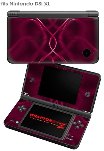 WraptorSkinz Decal Style Skin Compatible with Nintendo DSi XL - Abstract 01 Pink