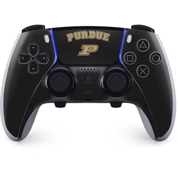 Skinit Decal Gaming Skin Compatible with PS5 DualSense Edge Pro Controller - Officially Licensed Purdue University Purdue Boilers Design