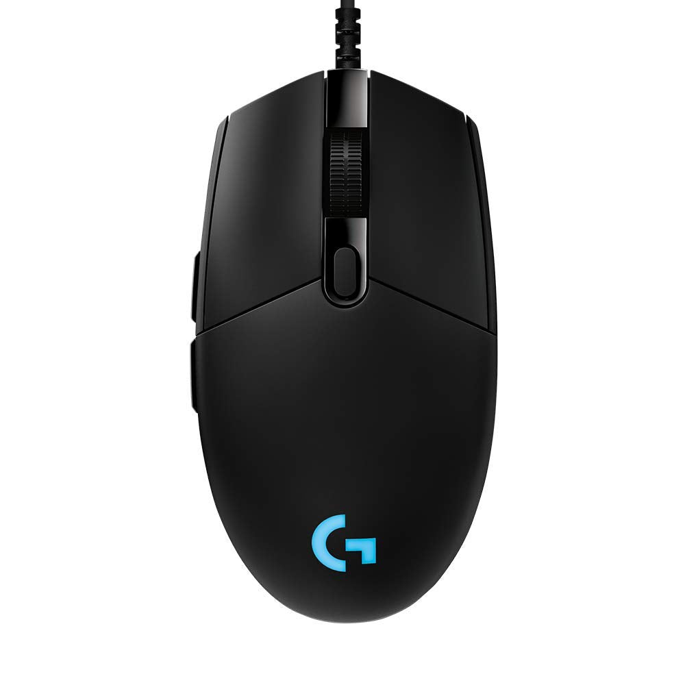 Logitech G PRO Hero Wired Gaming Mouse, 12000 DPI, RGB Lightning, Ultra Lightweight, 6 Programmable Buttons, On-Board Memory, Co