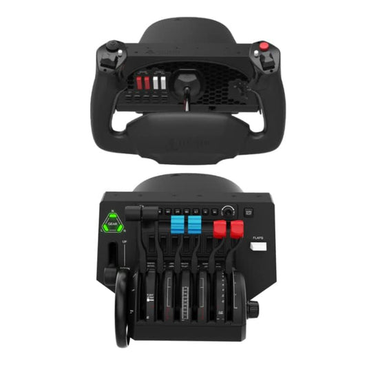 Honeywell Honeycomb Alpha Flight Control Yoke & Bravo Throttle Quadrant Bundle - 2 Items