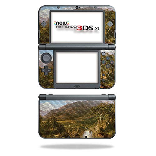 MightySkins Carbon Fiber Skin for Nintendo New 3DS XL (2015) - Heart of The Andes | Protective Durable Textured Carbon Fiber Finish | Easy to Apply Remove and Change Styles | Made in The USA