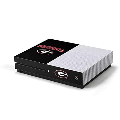 Skinit Decal Gaming Skin Compatible with Xbox One S Console - Officially Licensed University of Georgia Collegiate Text Design