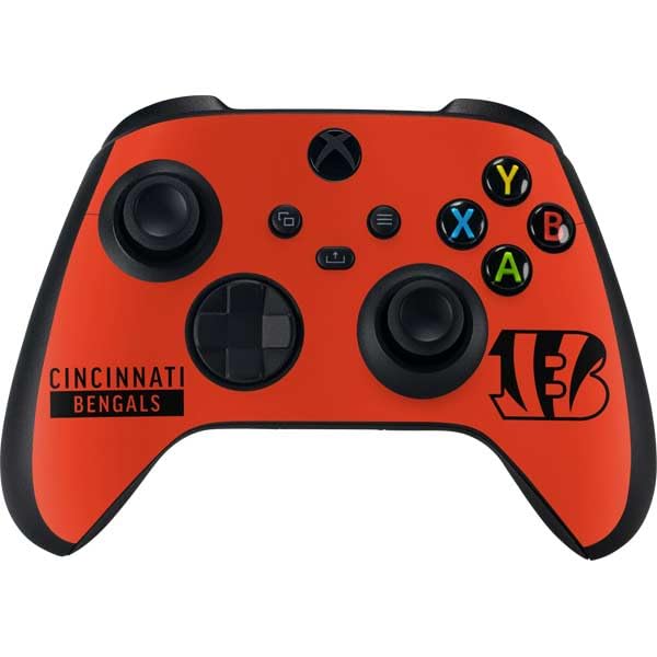 Skinit Decal Gaming Skin Compatible with Xbox Series X Controller - Officially Licensed NFL Cincinnati Bengals Orange Performance Series Design