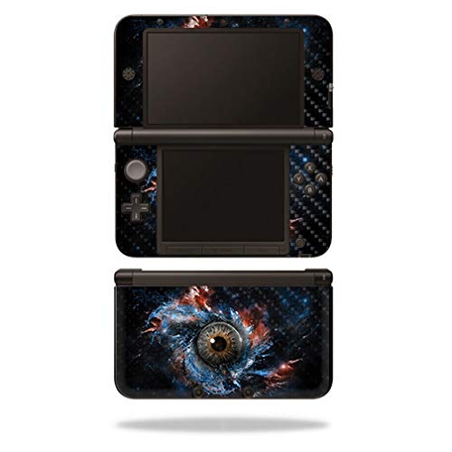 MightySkins Carbon Fiber Skin for Nintendo 3DS XL Original (2012-2014) - Eye See You | Protective Durable Textured Carbon Fiber Finish | Easy to Apply Remove and Change Styles | Made in The USA