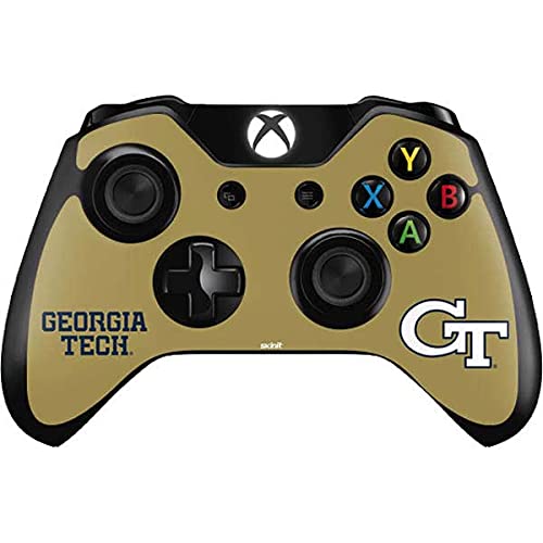 Skinit Decal Gaming Skin Compatible with Xbox One Controller - Officially Licensed College Georgia Tech Gold Design