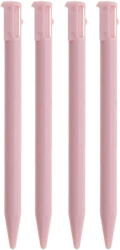 LightFairy 4-Pack Plastic Touch Screen Stylus Pens for 3DS Game Console (Pink)