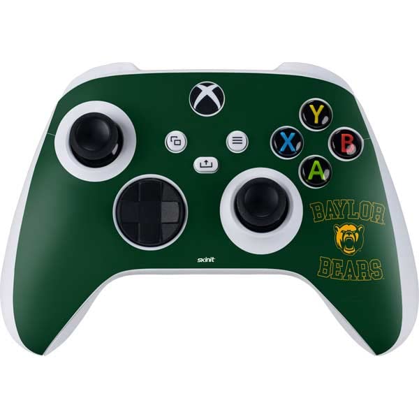Skinit Decal Gaming Skin Compatible with Xbox Series S Controller - Officially Licensed Baylor University Bears Mascot Design