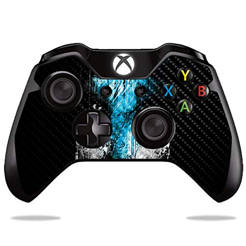 MightySkins Carbon Fiber Skin for Microsoft Xbox One or S Controller - Wild Rain | Protective Durable Textured Carbon Fiber Finish | Easy to Apply Remove and Change Styles | Made in The USA
