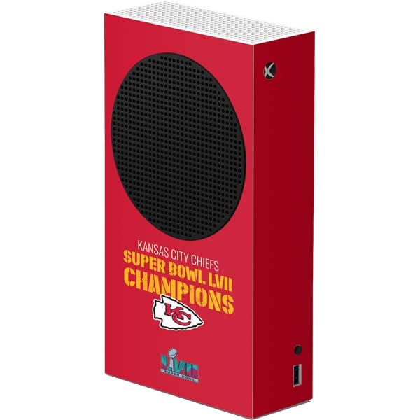 Skinit Decal Gaming Skin Compatible with Xbox Series S Console - Officially Licensed NFL Kansas City leaders Super Bowl LVII Champions Design
