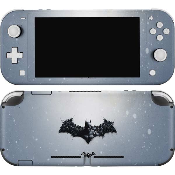 Skinit Decal Gaming Skin Compatible with Nintendo Switch Lite - Officially Licensed DC Comics Arkham Origins Arkham Logo Design