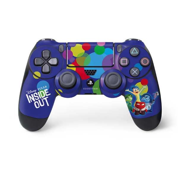Skinit Decal Gaming Skin Compatible with PS4 Controller - Officially Licensed Disney Inside Out Character Group Design