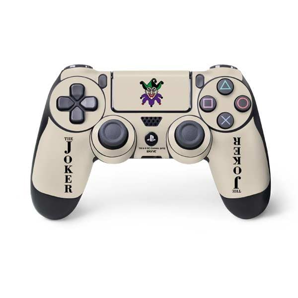 Skinit Decal Gaming Skin Compatible with PS4 Controller - Officially Licensed DC Comics The Joker Calling Card Design