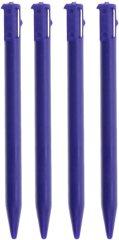 4PCS Plastic Touch Screen Pen Stylus Portable Pen for 3DS Game Console Stylus Pen (Purple)