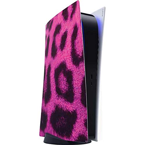 Skinit Decal Gaming Skin Compatible with PS5 Digital Edition Console - Pink Leopard Spots Design