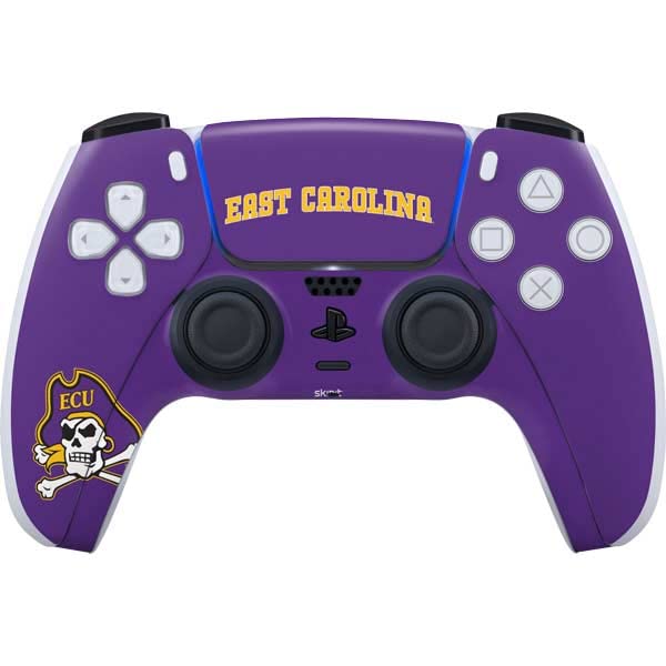 Skinit Decal Gaming Skin Compatible with PS5 Controller - Officially Licensed East Carolina University ECU Pirates Logo Design