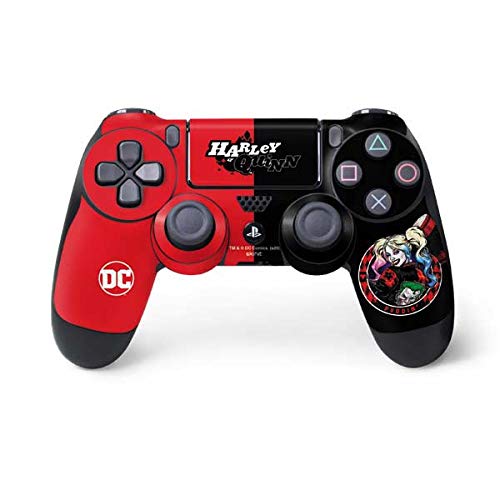 Skinit Decal Gaming Skin Compatible with PS4 Controller - Officially Licensed DC Comics Harley Quinn Puddin Design