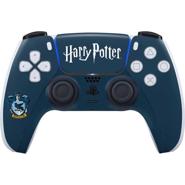 Skinit Decal Gaming Skin Compatible with PS5 Controller - Officially Licensed Wizarding World Harry Potter Ravenclaw House Crest Design