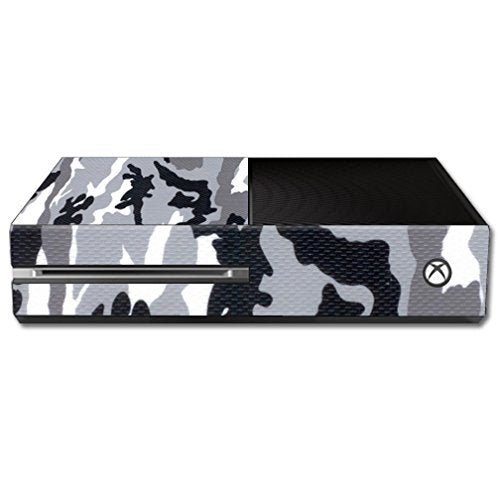 MightySkins Skin Compatible with Microsoft Xbox One Console wrap Sticker Skins Gray Camo
