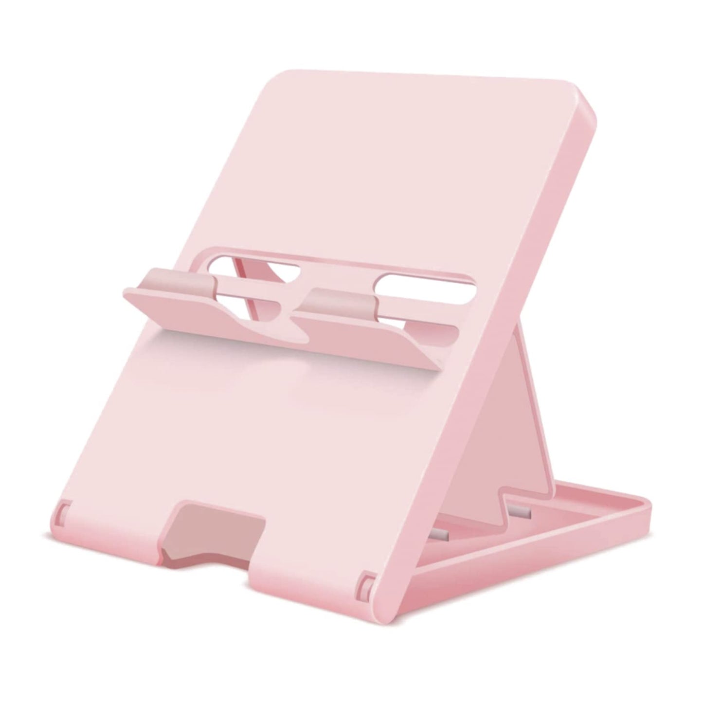 ELIATER Stand Compatible with Nintendo Switch Adjustable Switch Playstand Foldable Phone Stand for Desk Compact & Portable Switch Holder Accessories (Pink)