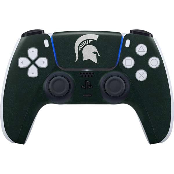 Skinit Decal Gaming Skin Compatible with PS5 Controller - Officially Licensed Michigan State University Spartans Logo Design
