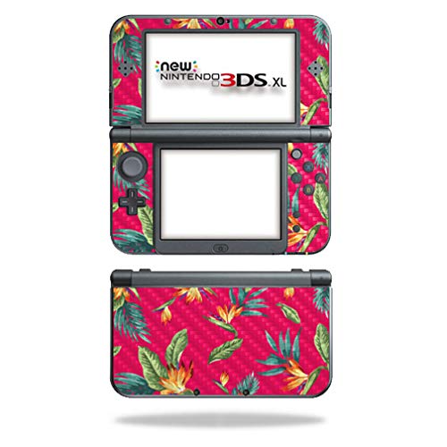 MightySkins Carbon Fiber Skin for Nintendo New 3DS XL (2015) - Paradise | Protective Durable Textured Carbon Fiber Finish | Easy to Apply Remove and Change Styles | Made in The USA