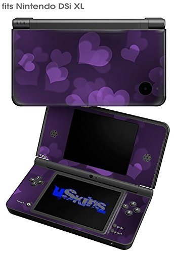 Bokeh Hearts Purple - WraptorSkinz Decal Style Skin Compatible With Nintendo DSi XL (DSi SOLD SEPARATELY)